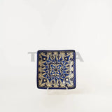 Blue Pottery Ceramic Square Plate