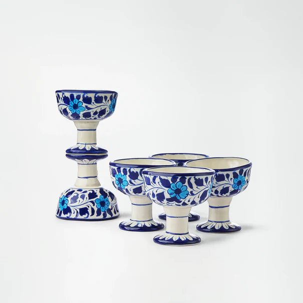 Ceramics Handcrafted Ice Cream Bowls Set