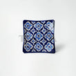 Blue Pottery Ceramic Square Plate (Large)