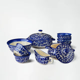 Ceramic Blue Pottery Dinner Set