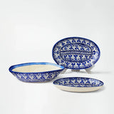 Ceramic Blue Pottery Dinner Set