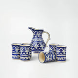 Ceramic Blue Pottery Dinner Set