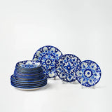 Ceramic Blue Pottery Dinner Set