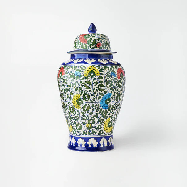 Chinese Ceramic Floral Jar