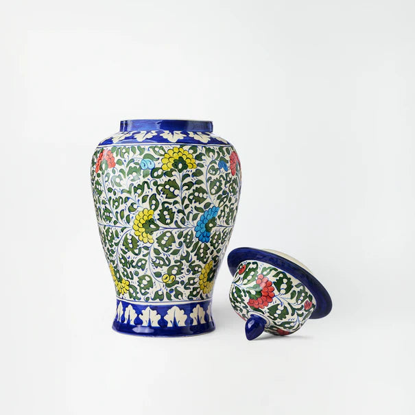 Chinese Ceramic Floral Jar