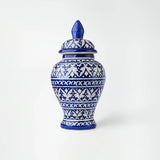 Ceramic Blue pottery jar
