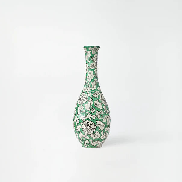 Sage Green Handcrafted pottery vase