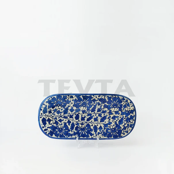 Handmade Ceramic Floral Bread Dish