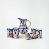Ceramic Blue Pottery Dinner Set