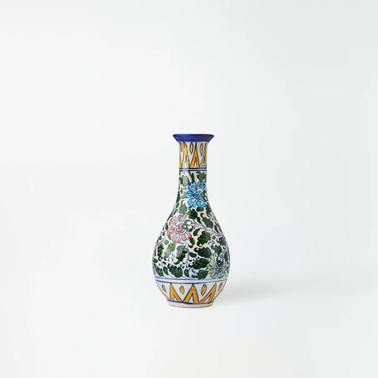 Artisanal Mid-Sized Tapered neck vase