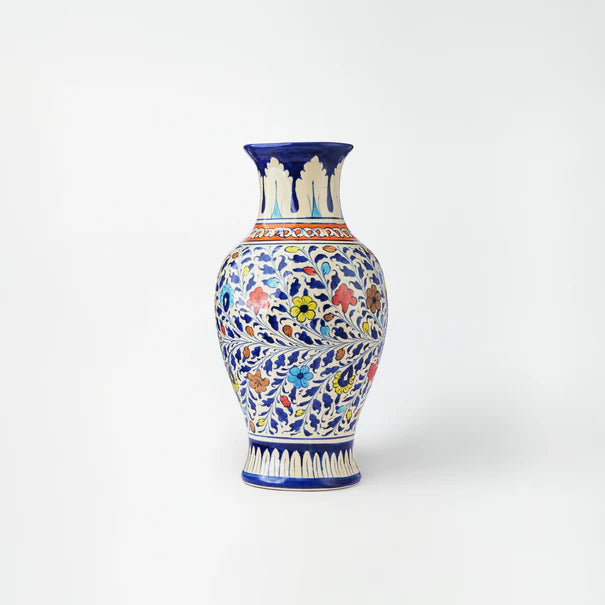 Multi-Hue Decorative pottery piece