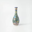 Handcrafted Long-Neck Floral ceramic vase