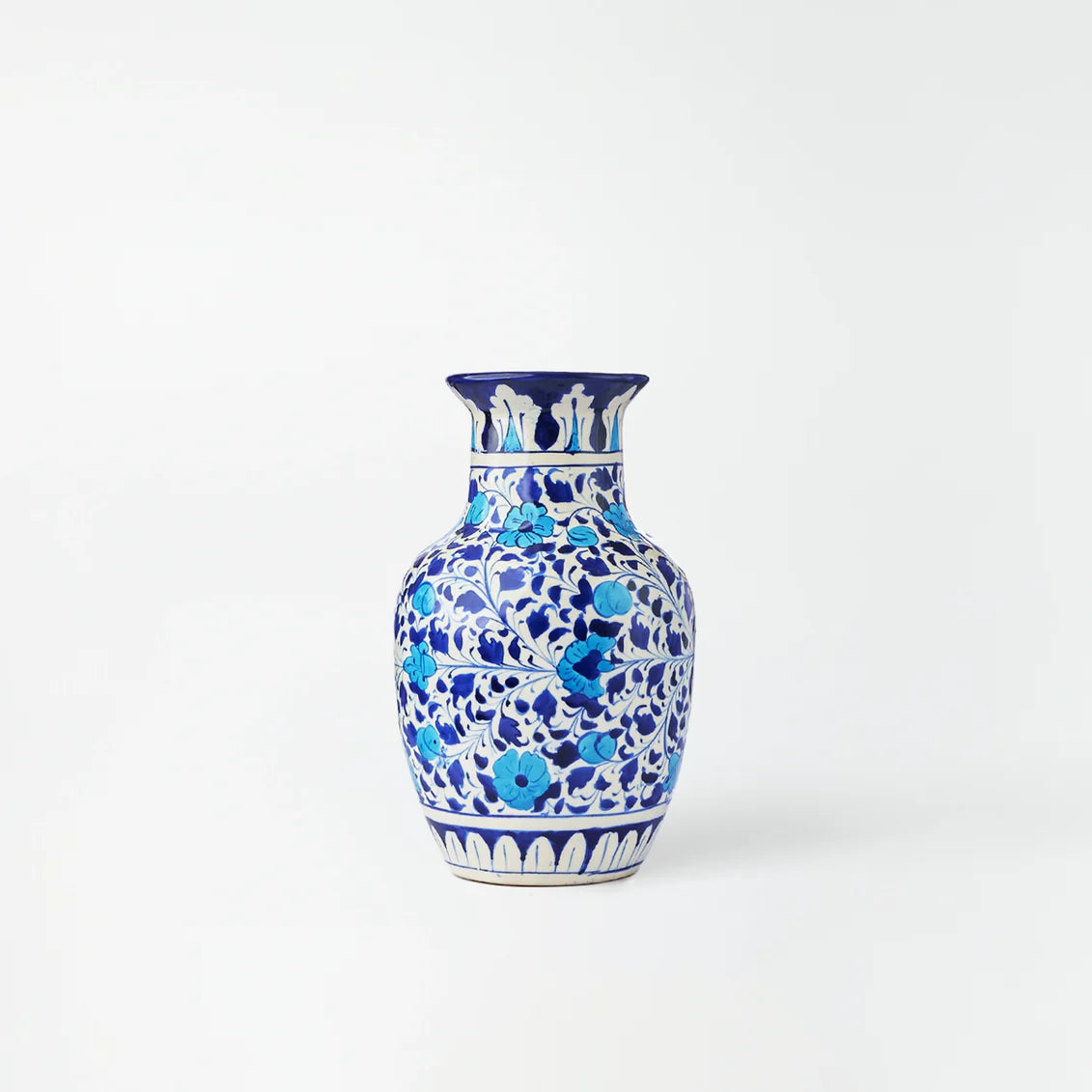 Ceramic Blue Pottery Vase