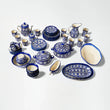 Ceramic Blue Pottery Dinner Set