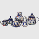 Ceramics Floral Tea Set for( 6 person)