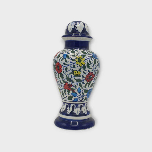 Ceramic Floral Table Lamp Base
